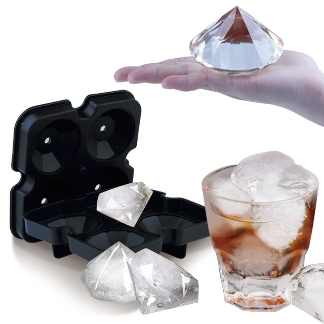Ice Shape Diamond Shape Ice Cube Tray Mold Ice Cube Maker For