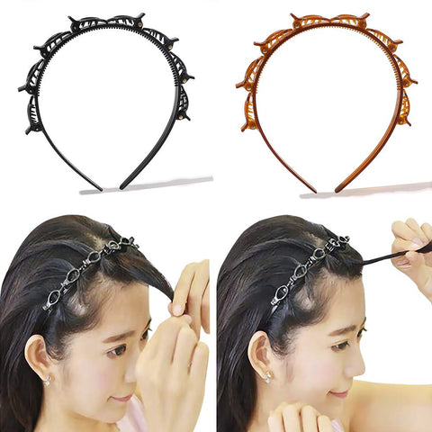 Double Bangs Headband / Hair Twister Headband