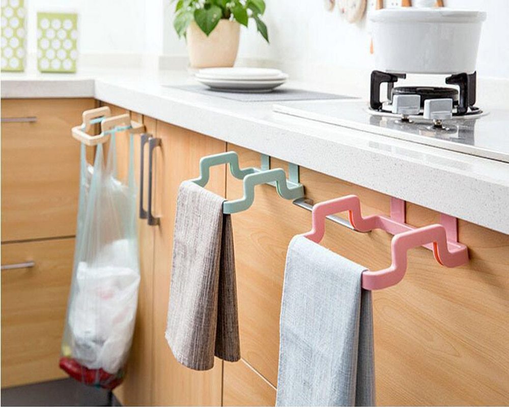 Trash Bag Holder for Plastic Bags - Garbage Bag Holder - Wall Mounted,  Under Counter or Top Counter