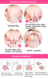 Silicone Self-Adhesive Strapless Bra How To Wear