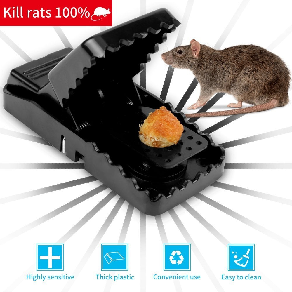 Reusable Plastic Rat Mouse Trap, Safe, Sensitive, Effective, Easy