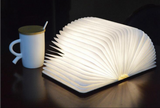 Wooden Folding Book Lamp