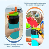 Silicone Straw Beverage Can Cover