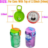 Silicone Straw Beverage Can Cover