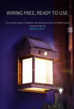 Solar Powered Motion Sensor Night Lamp