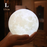 3D LED Lunar Moon Lamp