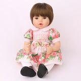 48 CM Flower Dress Reborn Silicone Doll
