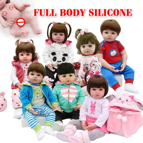 48 CM Full Body Silicone Reborn Baby Doll