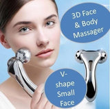 3D Platinum Face Roller and Body Massager 