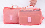 6 Pieces Travel Storage Bag Organizer