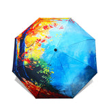 Blooming Colourful Beach Umbrellas