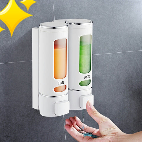 Wall Mounted Shower Gel & Soap Dispenser