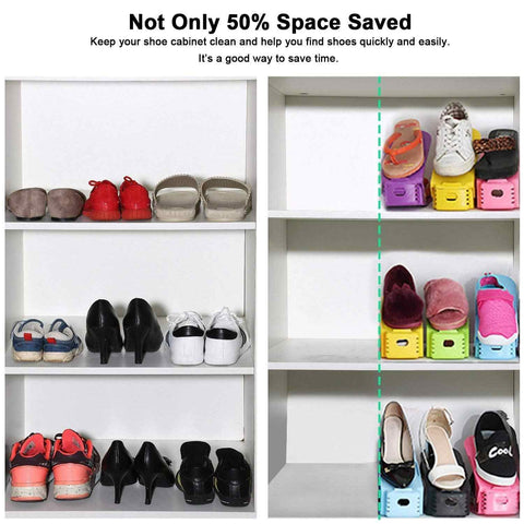 12x Shoe Storage Box Plastic Sneaker Case Stackable Shoe Holder Container  Clear | eBay