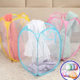 Folding Laundry Net Basket