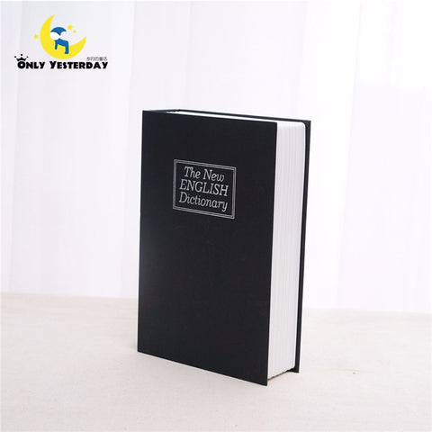 English Dictionary Book Money Box Safe Black