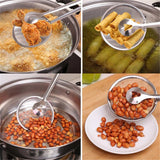 Stainless Steel Strainer Frying Tong