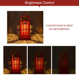 Retro London Telephone Booth Night LED Lamp
