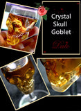 Double Wall Doomed Crystal Skull Glass