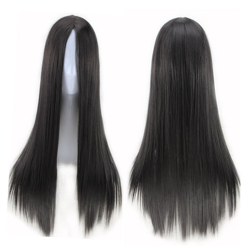 70 CM Long Straight Synthetic Hair Wig