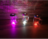 LED Flashing Mason Jars