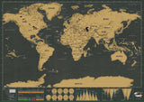 Personalized World Scratch Map