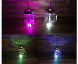 LED Flashing Mason Jars