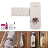Automatic Toothpaste Dispenser & 5 Toothbrush Holder