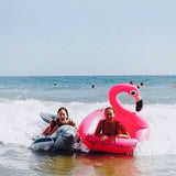 Inflatable Flamingo Swimming Pool Ring 