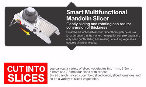Mandoline Vegetable Slicer, Manual Vegetable Slicer, Multifunction Veg —  CHIMIYA