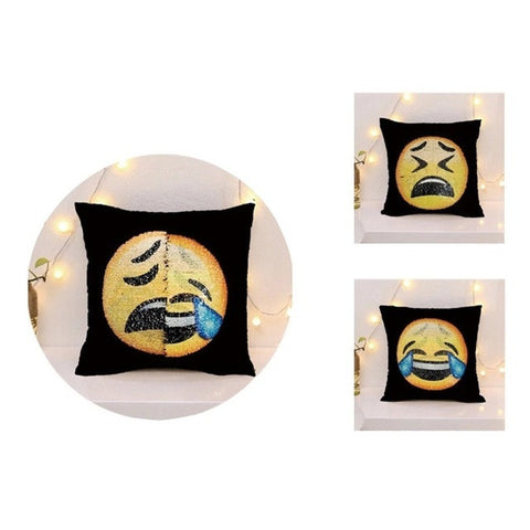 Changing emoji pillow shop
