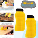 Buy 3 in 1 Silicone Sponge Cleaning Brush