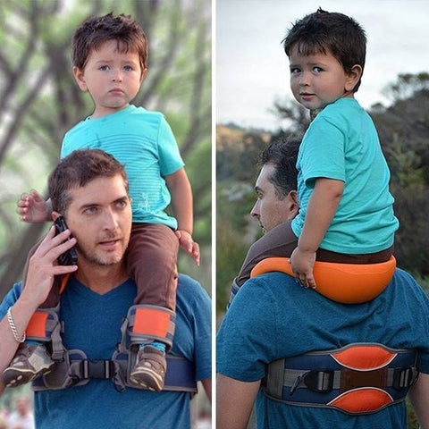 Hands-Free Baby Shoulder Carrier - Saddle Baby